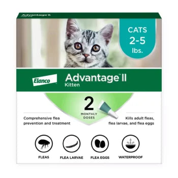 Advantage II 2-5 lbs Kitten Flea Prevention & Treatment