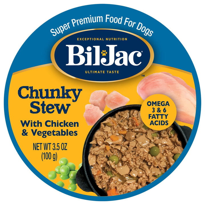Bil-Jac® Chunky Stew Adult Wet Dog Food – Chicken & Vegetables, 3.5 Oz