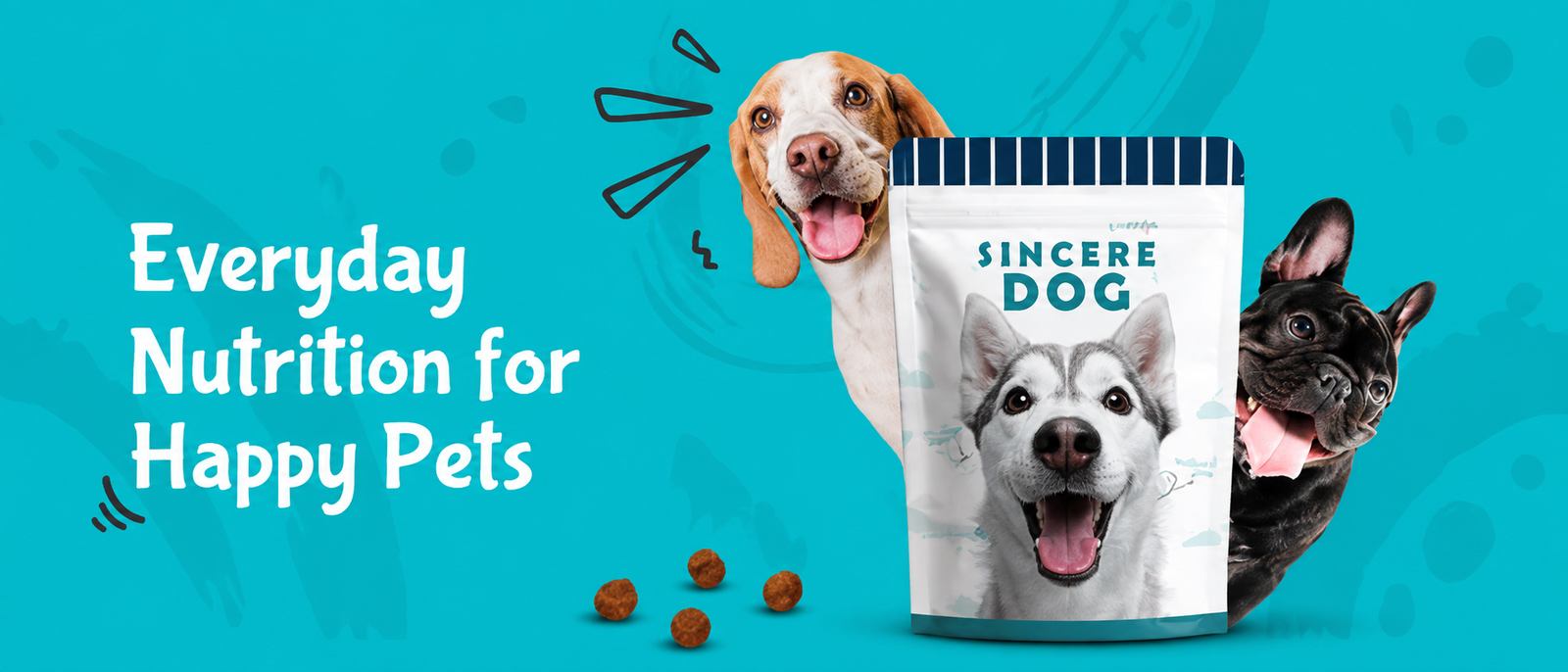 ATTRADERS pet food showcase banner