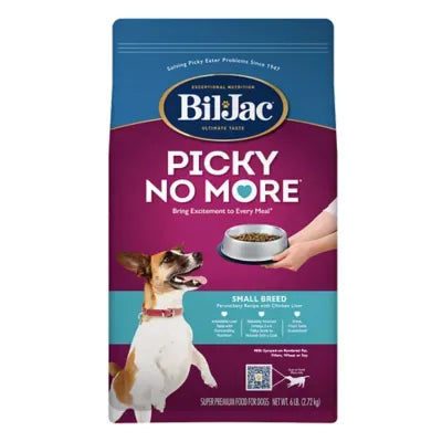 Bil-Jac Picky No More Small Breed Adult Dry Dog Food – Persnickety Recipe With Chicken Liver